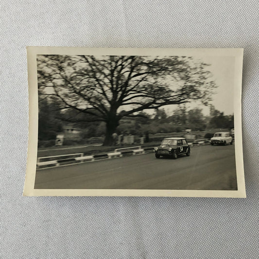 Vintage Mini Car Racing Photo Photograph Print 