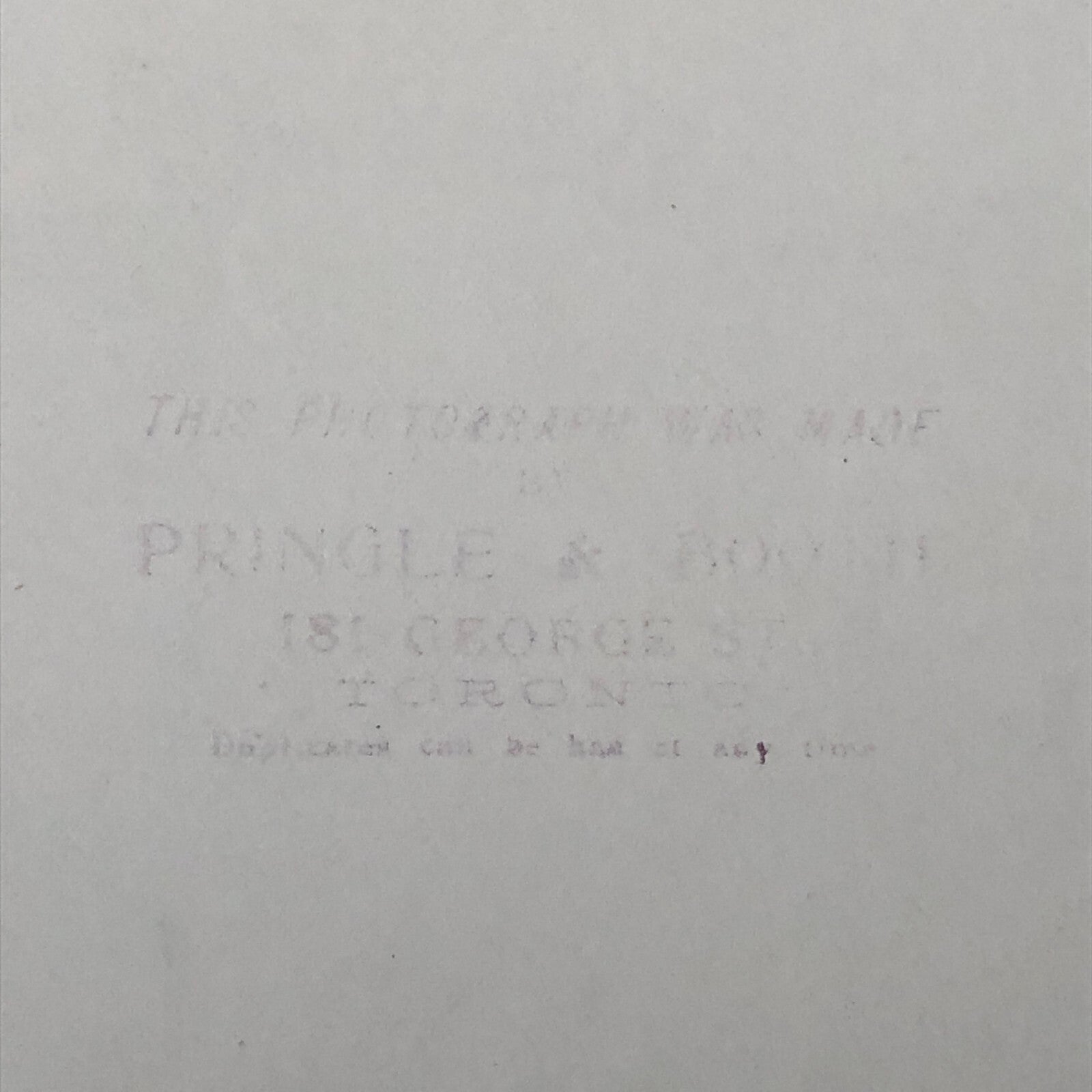 Antique CNE Canadian National Exhibition Pringle and Booth Photo Photograph