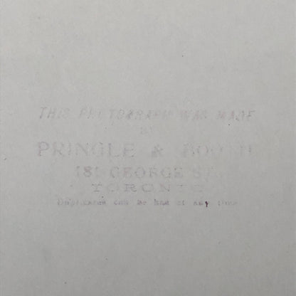 Antique CNE Canadian National Exhibition Pringle and Booth Photo Photograph