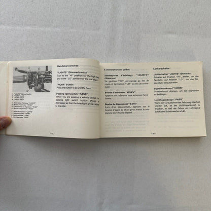 1981 Yamaha RD250LC and RD350LC Motorcycle Bike Owners Manual Instruction Book