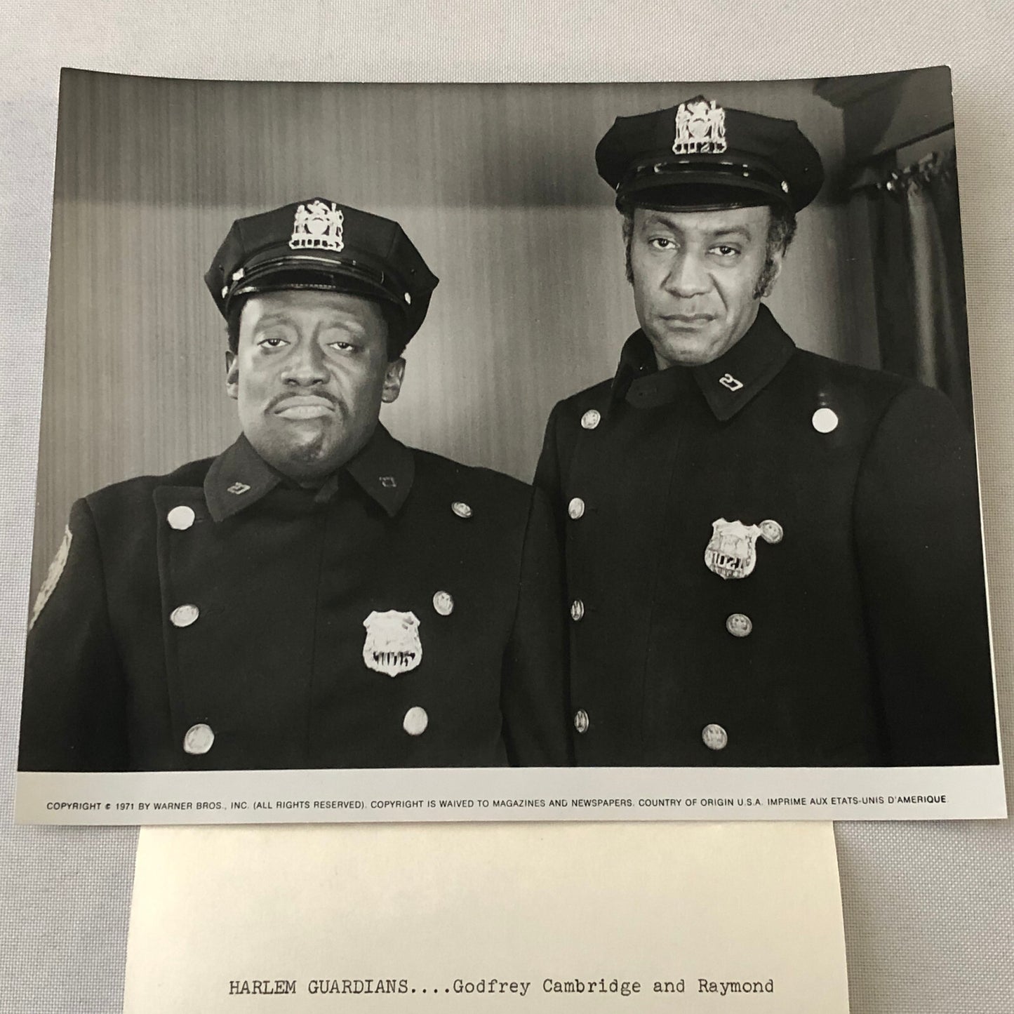 Come Back Charleston Blue Police Movie Film Press Photo Photograph 1971