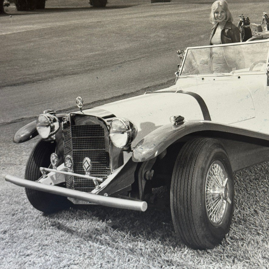 Vintage Kit Car Photo Neoclassic Volkswagen Beetle Based Photograph Mercedes