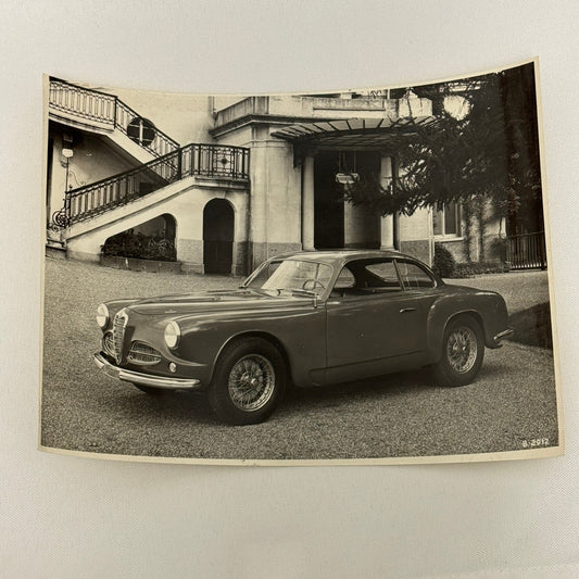 Vintage Alfa Romeo 1900 Photo Photograph 1965 Date Stamp Touring Coachbuilder