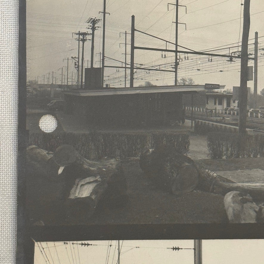 Vintage Pennsylvania Railroad Photo Contact Sheet Photograph Al Paul Lefton PRR