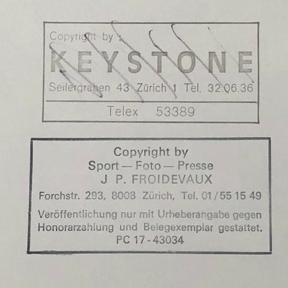 Vintage 1976 Formula 2 F2 Hockenheim Racing Photo Photograph ELF Renault + 