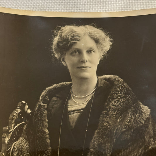 First Woman to Represent England at The League of Nations Press Photo Photograph