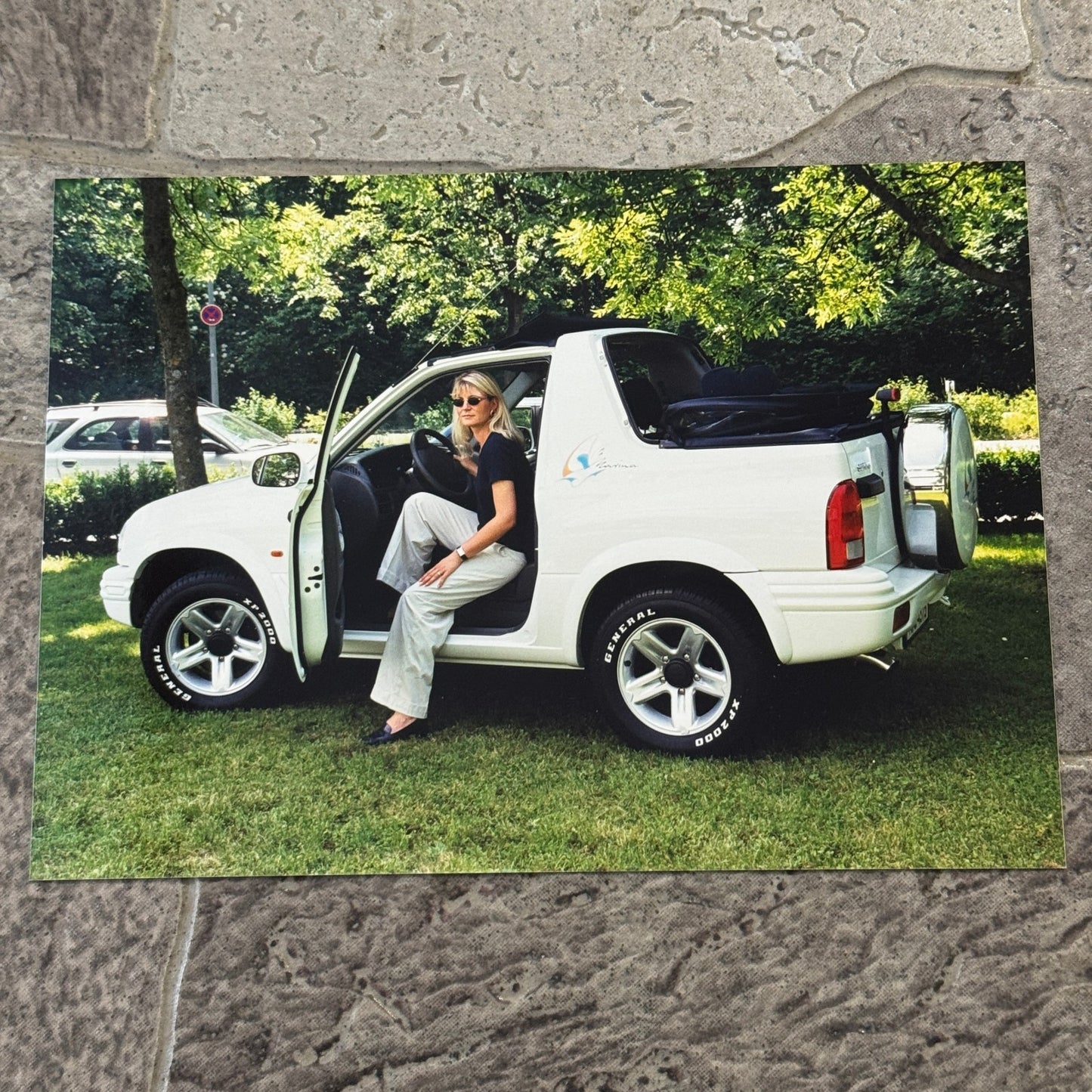 Suzuki Grand Vitara Cabrio Cabriolet Factory Press Photo Photograph Sidekick