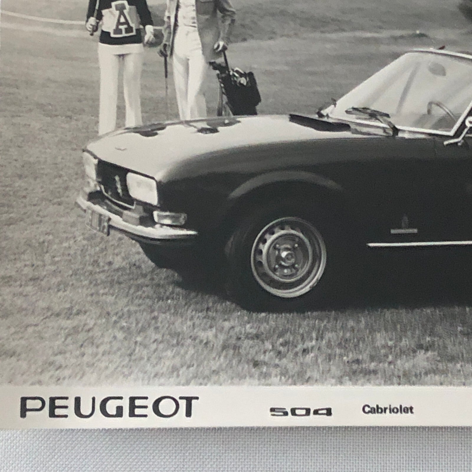 1976 Peugeot 504 Cabriolet Convertible Factory Press Photo Photograph Print