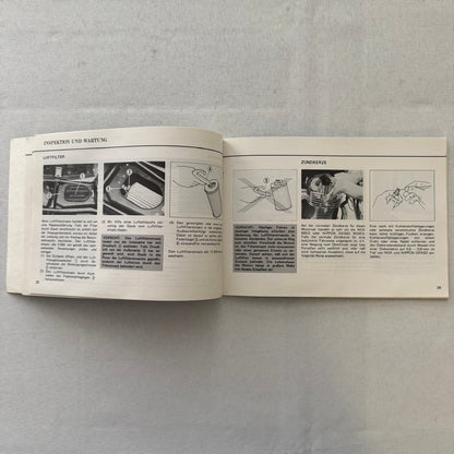 Vintage Suzuki GS1000H Motorcycle Bike Owners Manual Instruction Guide GERMAN