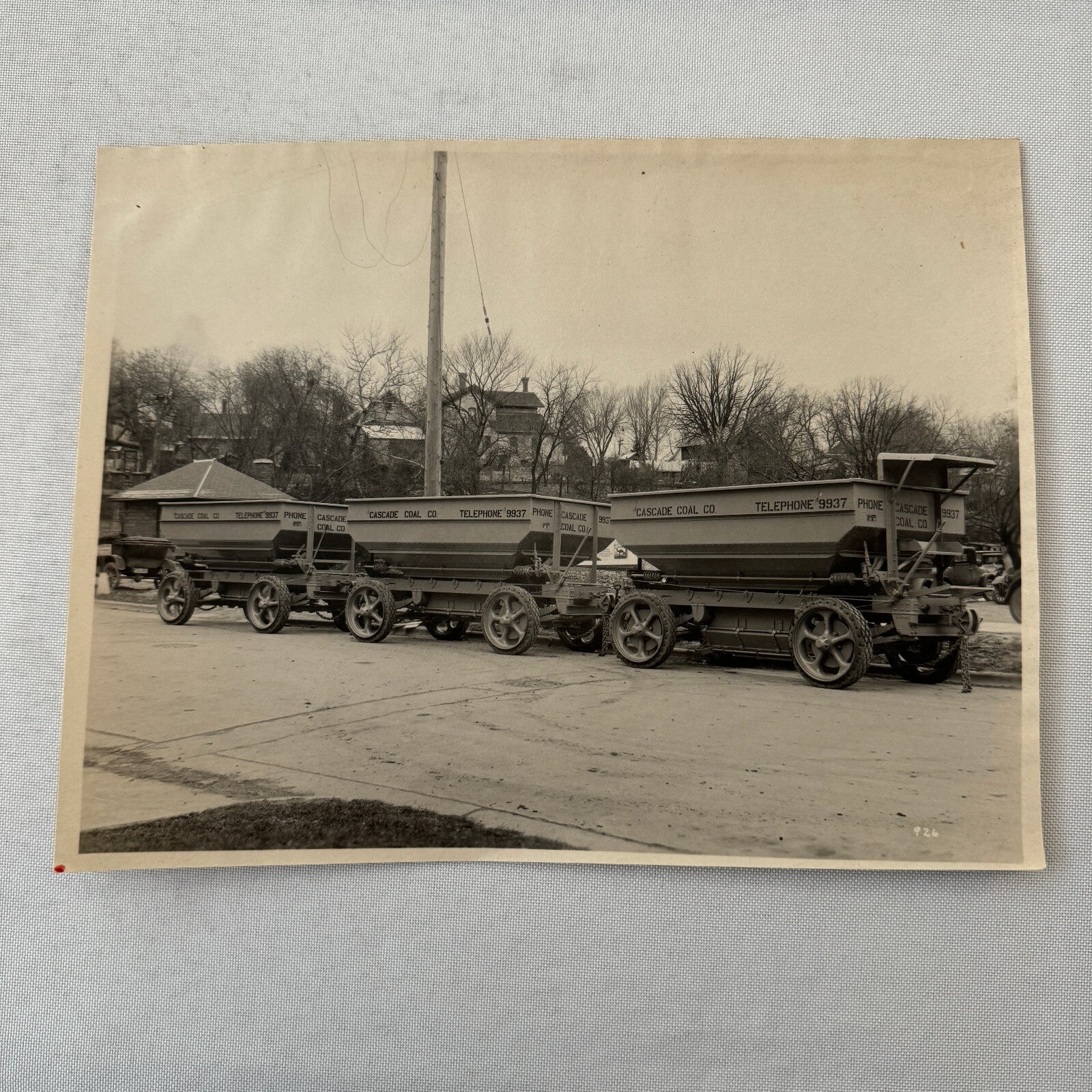 Vintage Highway Trailer Company Early Truck Photo Photograph