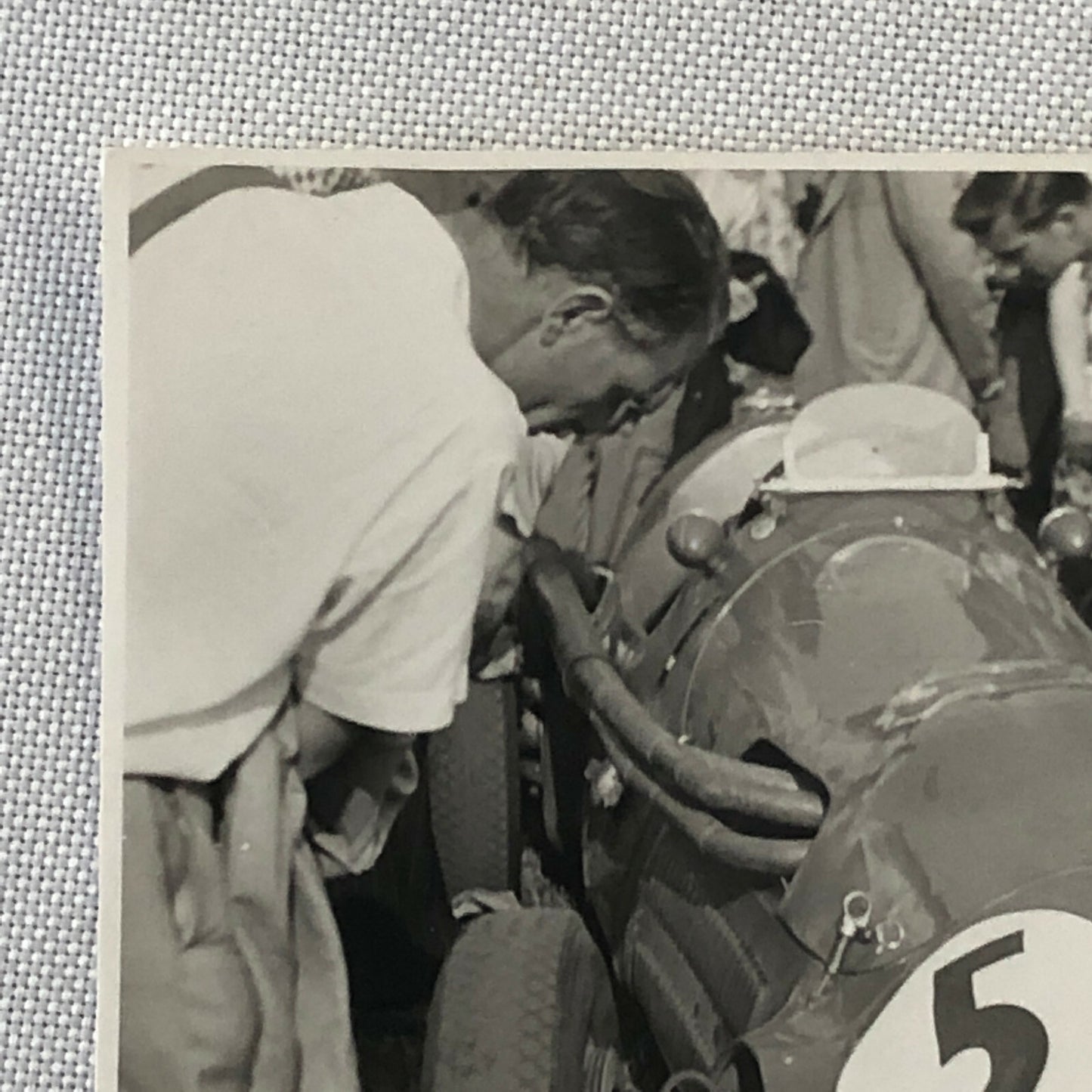 Vintage Racing Car Photo Photograph 