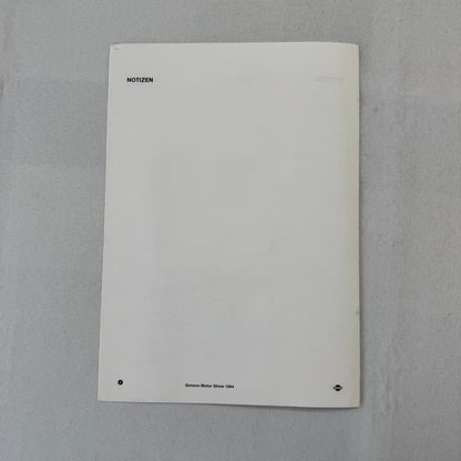 1994 Nissan 300ZX Geneva Motor Show Brochure GERMAN Press Catalog