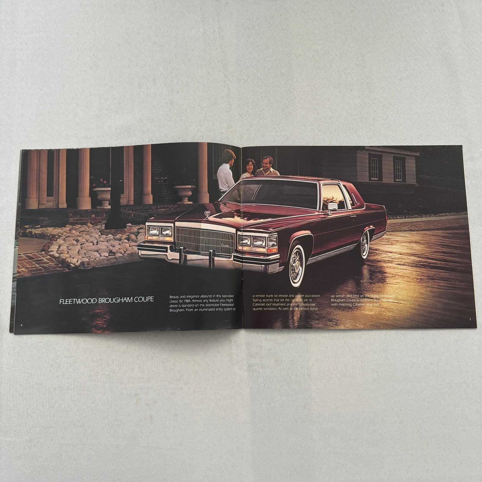 1984 Cadillac Sales Brochure Catalog Sedan Coupe DeVille Fleetwood Brougham