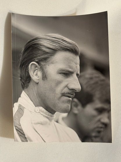 Graham Hill Racing Driver Portrait Photo Photograph Motorsport Modern Print