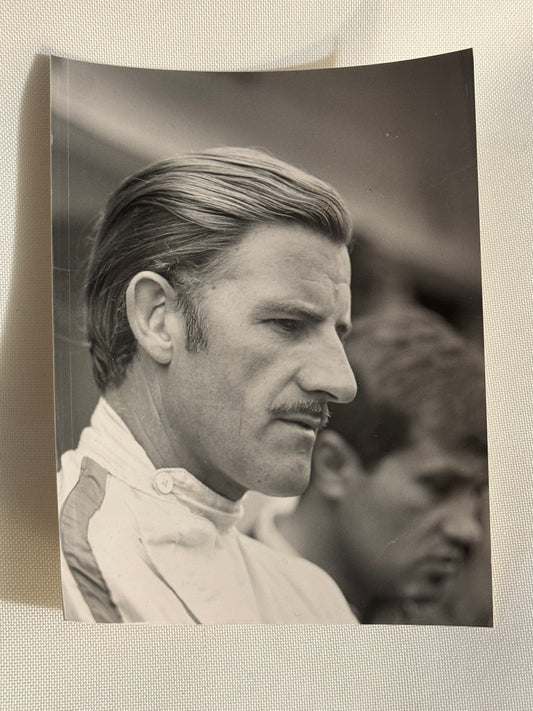 Graham Hill Racing Driver Portrait Photo Photograph Motorsport Modern Print