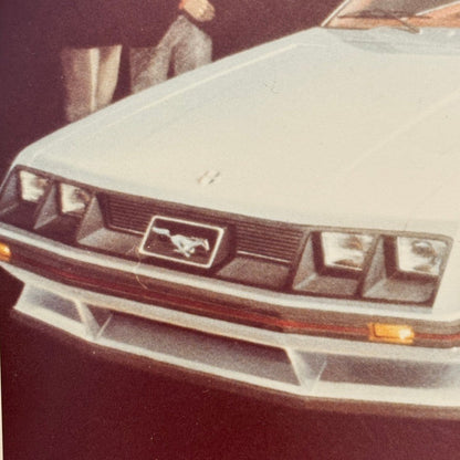 Ford Mustang Concept Car Design Photo Photograph Print Vintage