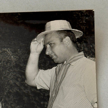 Juan Manuel Fangio Retirement Vacation Holiday Italian Press Photo F1 Racing