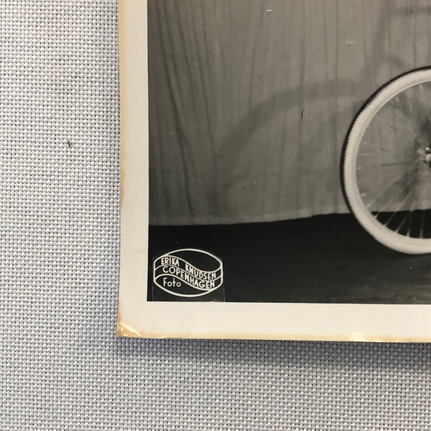 Vintage Circus Photo Bicycle Balancing Act Koraly Sisters Acrobat Photograph