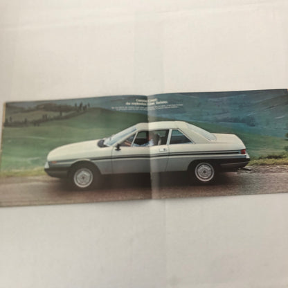 Lancia Gamma Coupe Car Sales Brochure Catalog GERMAN TEXT