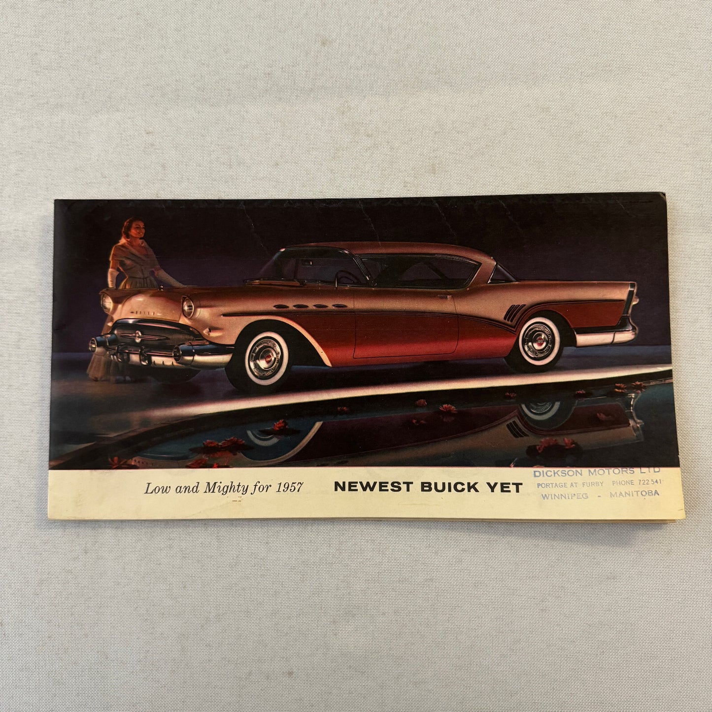 1957 Buick Car Sales Brochure Catalog Roadmaster Super Century Special Vintage