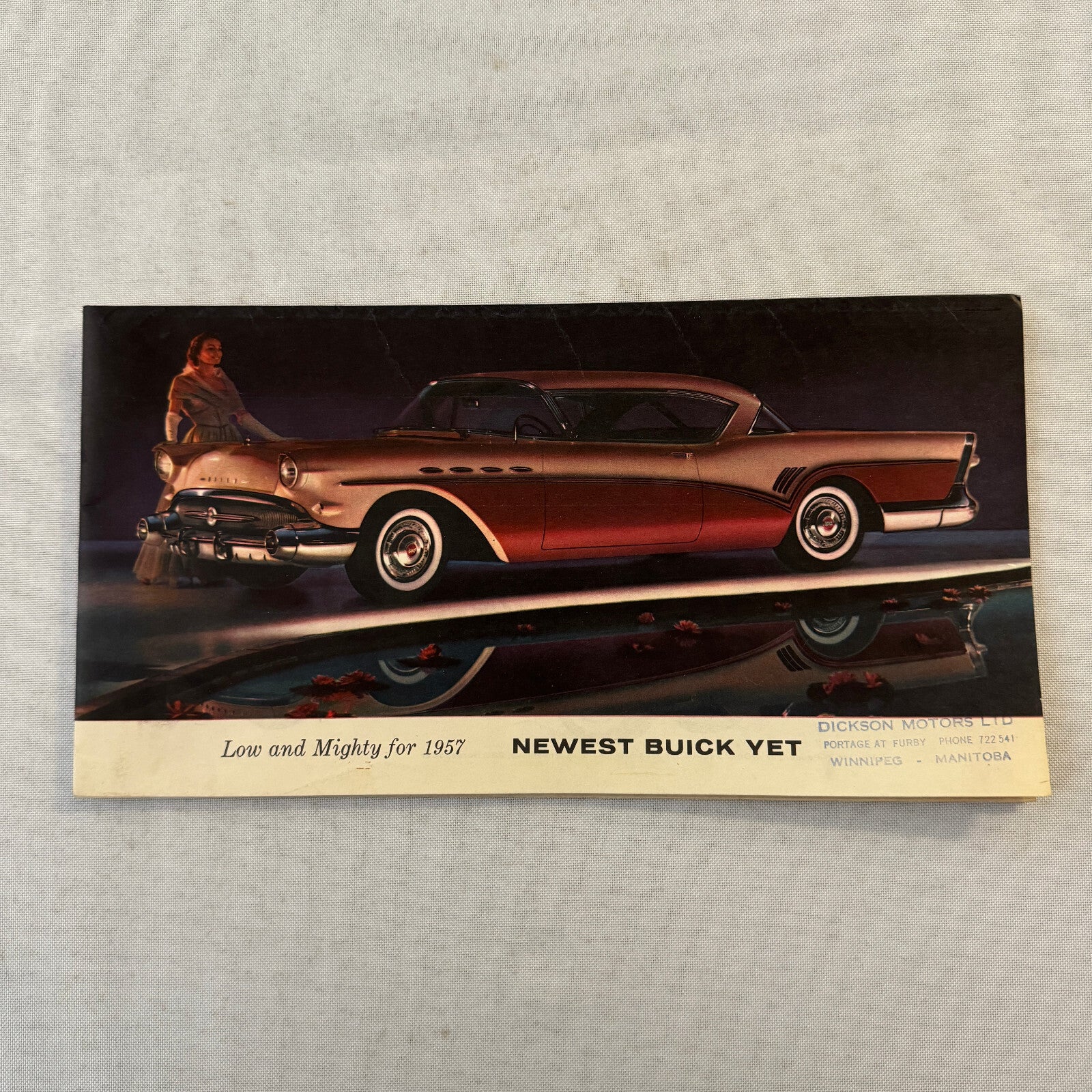 1957 Buick Car Sales Brochure Catalog Roadmaster Super Century Special Vintage