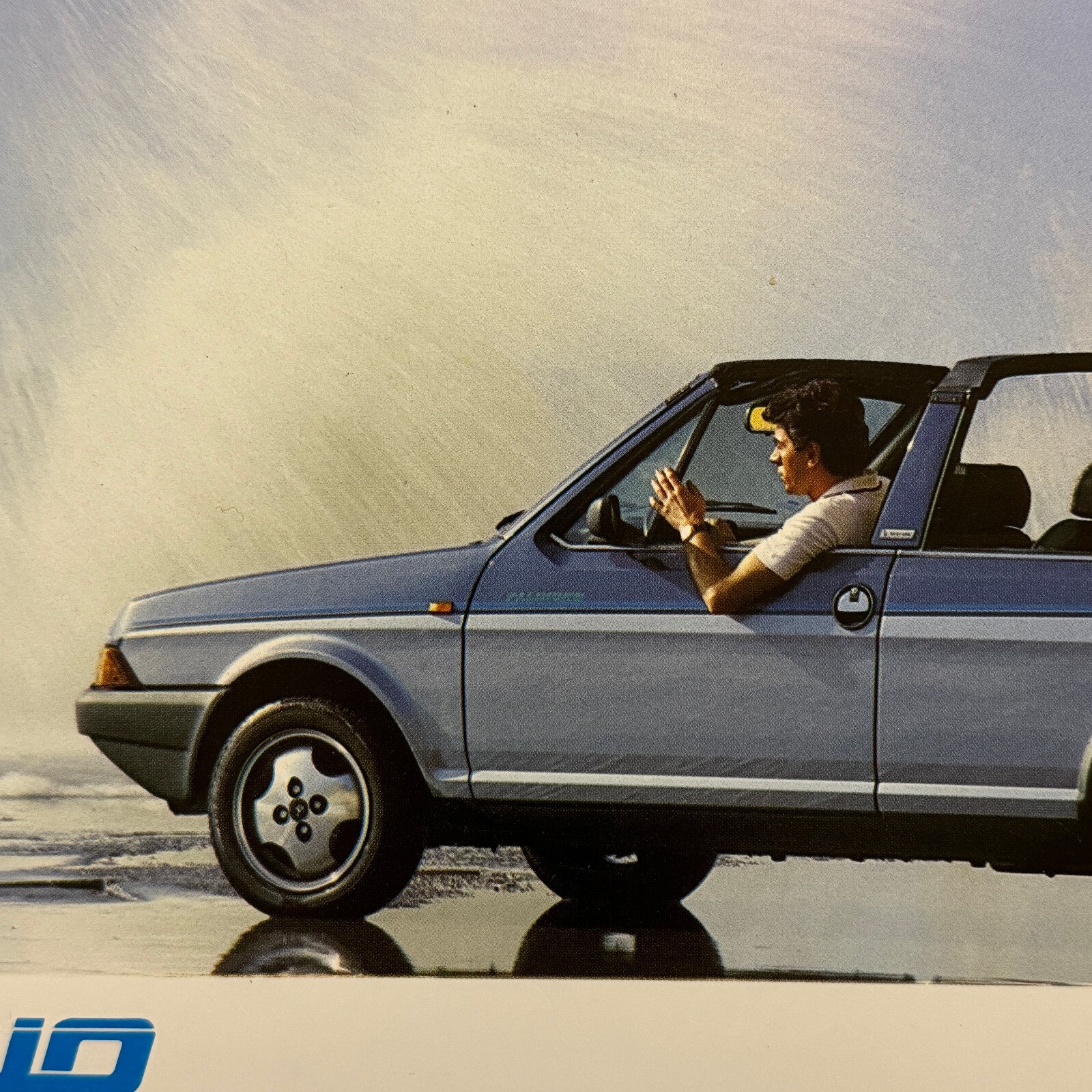 Bertone Cabrio Convertible Cabriolet Sales Sheet Brochure Mini Poster 1984