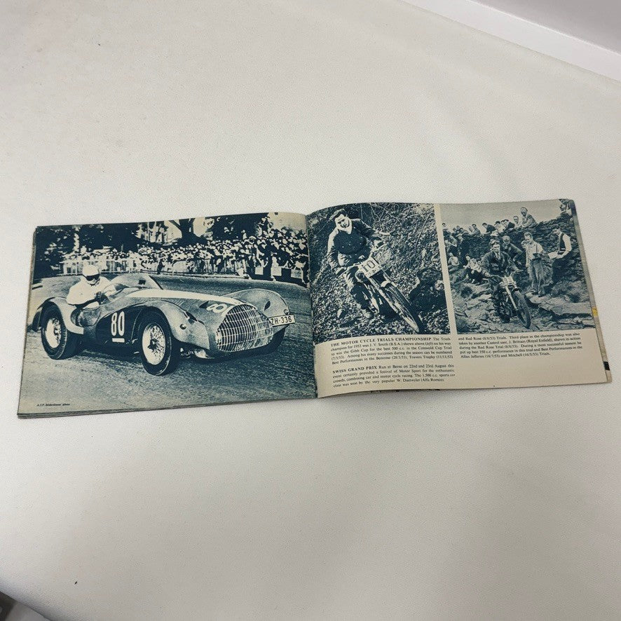 1953 Castrol Racing Achievements Brochure LeMans Grand Prix Motorcycle Bike +