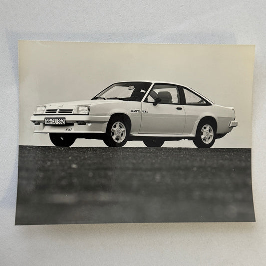 Opel Manta GSi Sports Car Factory Photo Photograph Print GERMAN Caption