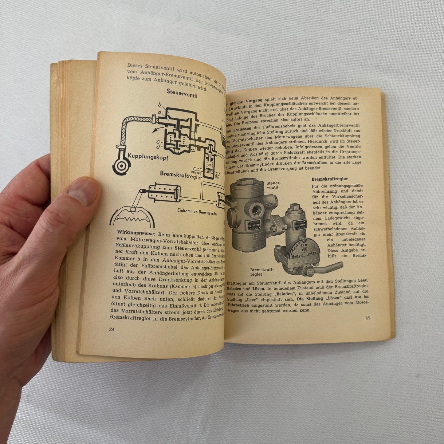 1953 Drivers Training Handbook Book German Germany Car Automobile