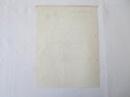 1947 L.P. Steuart Inc Desoto Plymouth Dealership Letter Letterhead Washington DC