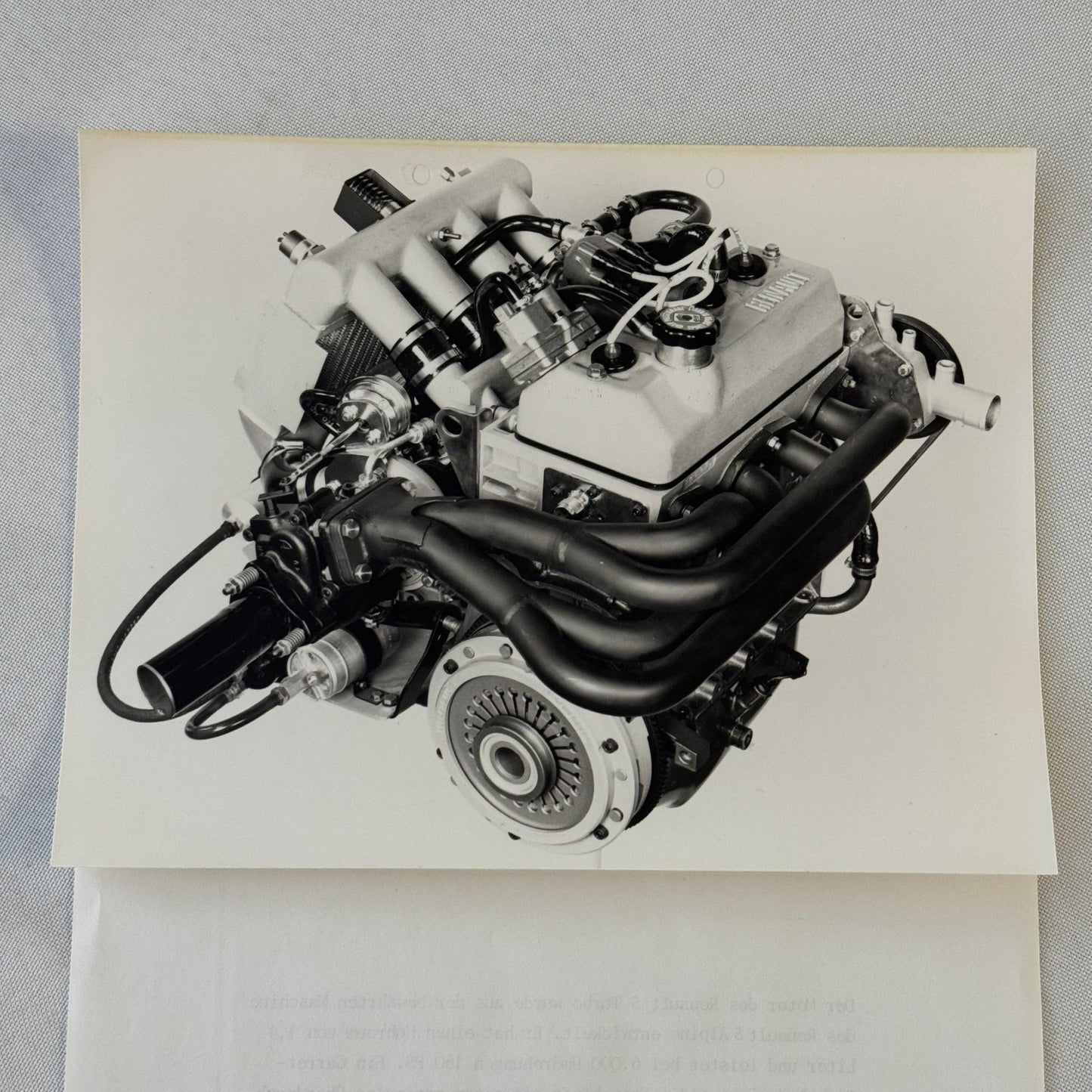 Renault 5 Turbo Car Factory Press Kit Photos Folder Hot Hatch GERMAN