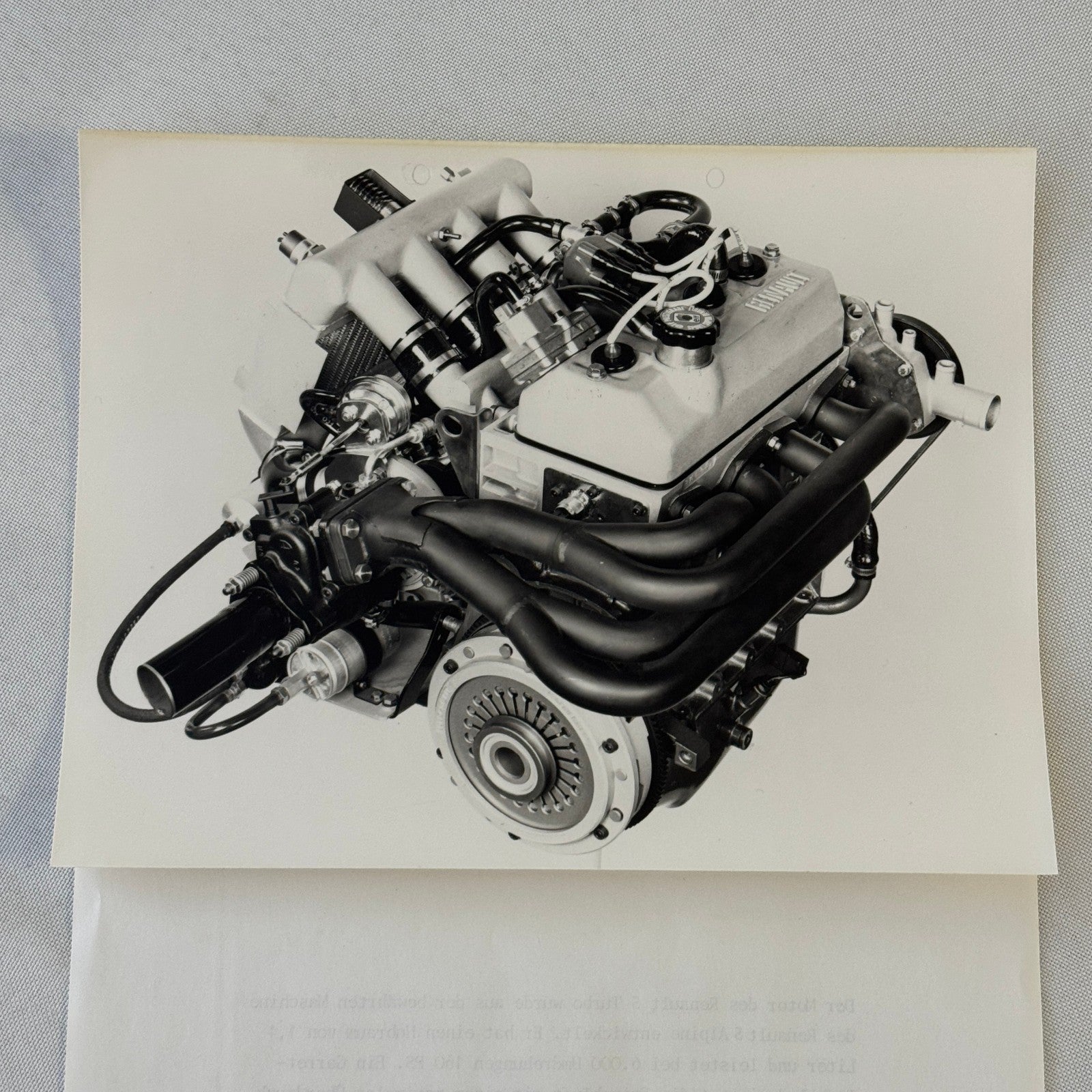 Renault 5 Turbo Car Factory Press Kit Photos Folder Hot Hatch GERMAN