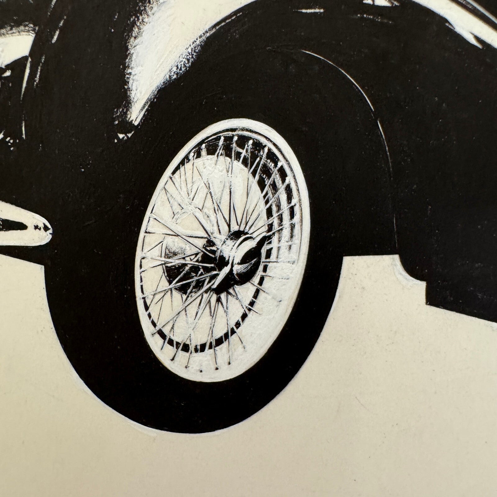 1939 Bugatti Type 57C Galibier Automobile Illustration Art Drawing Hand Drawn