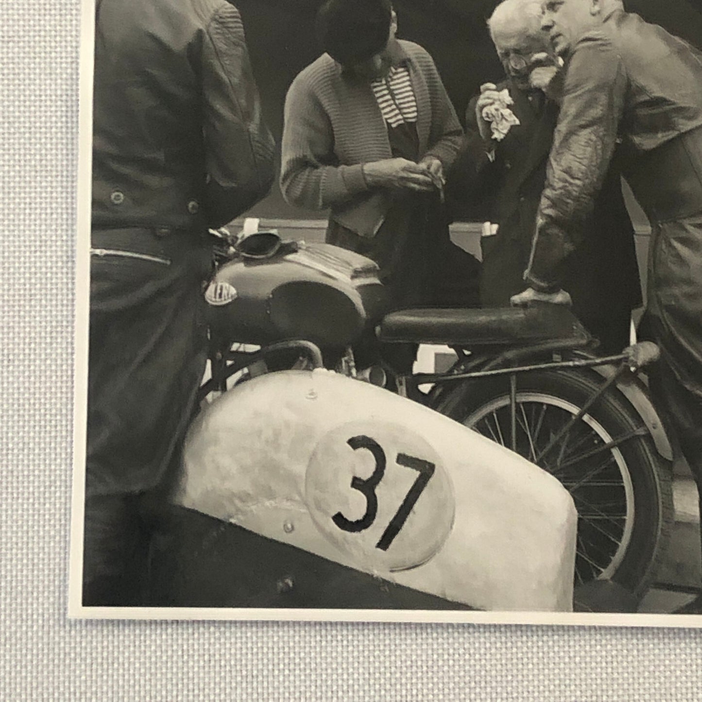 Vintage Motorcycle Racing Photo Photograph Germany