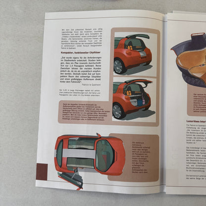 2005 Renault ZOE Concept Car Prototype Press Kit Brochure Photo CD GERMAN