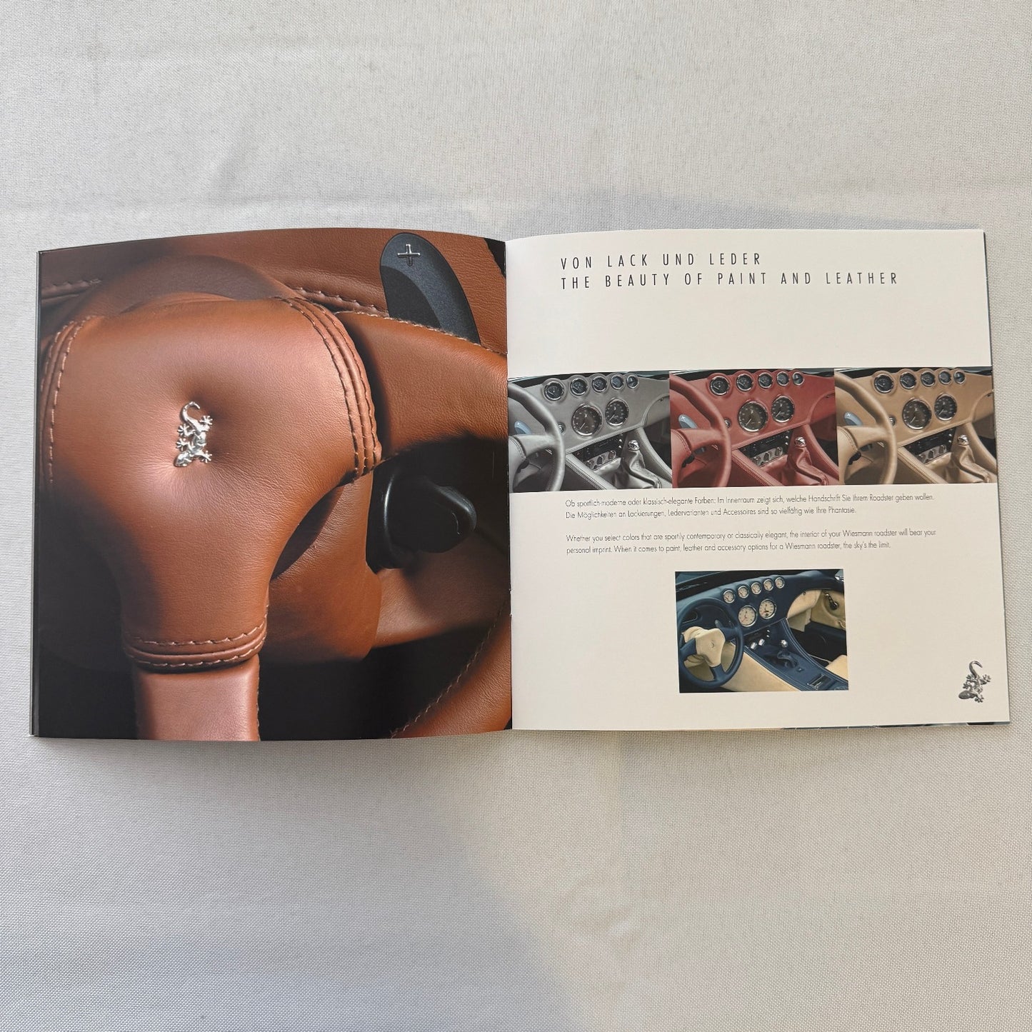 Wiesmann Roadster Sports Car Sales Brochure Catalog Advertising