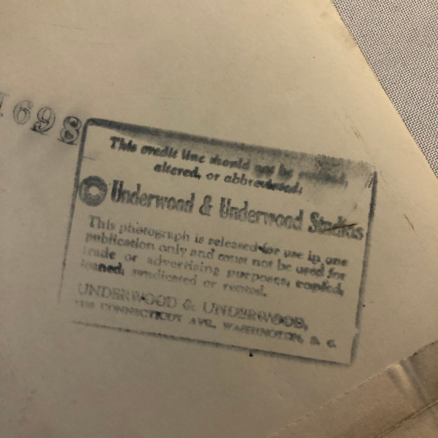 Press Photo Photograph Cancelled Airmail Contracts Lawsuit Underwood & Underwood