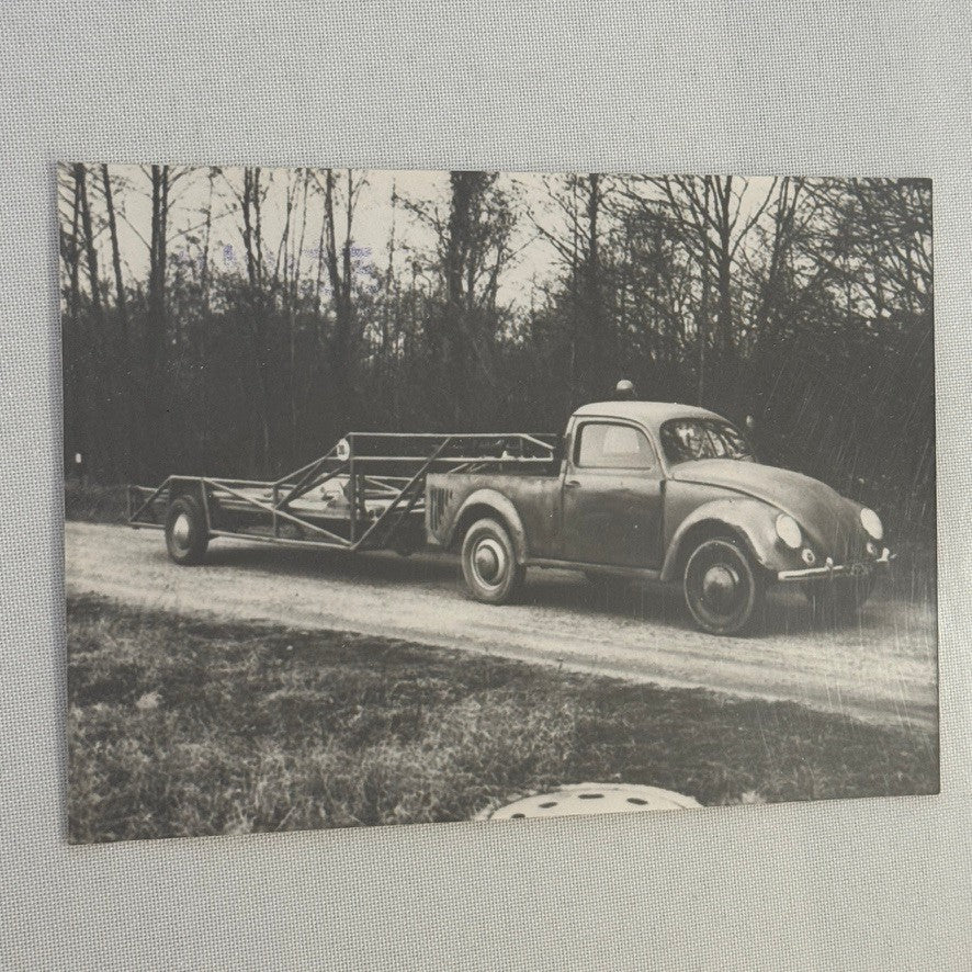 Custom Volkswagen Beetle Factory Truck Photo Photograph Print German Crash Test