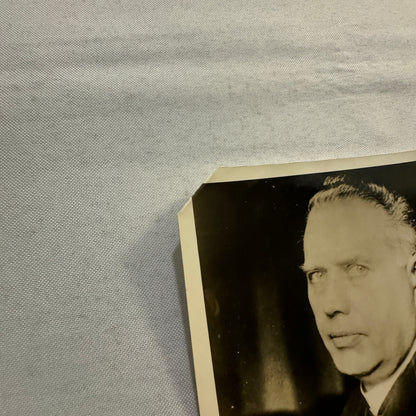 League of Nations Conference President Portrait Dr Braune Press Photo Photograph