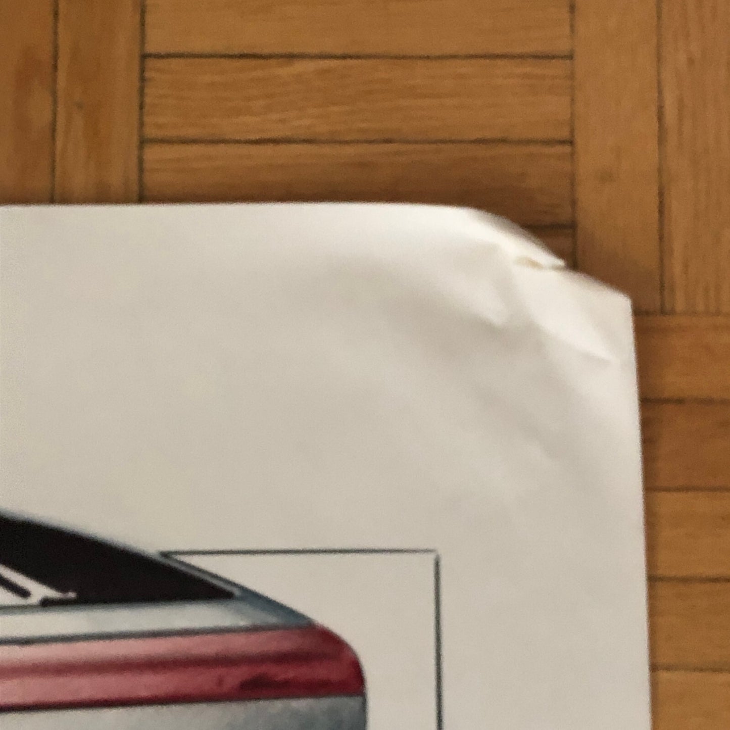 Car Styling Concept Illustration Art Drawing Sketch Vintage Lot 2x LANDUYT 1980