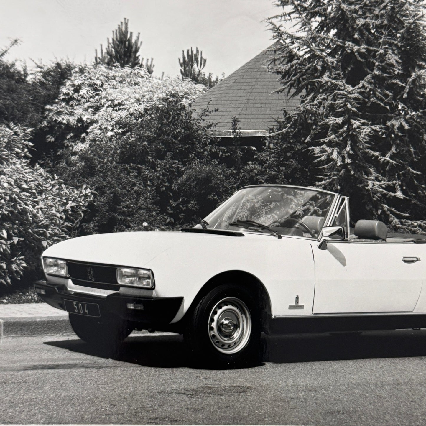 1980 Peugeot 504 Cabriolet Convertible Factory Press Photo Photograph Vintage