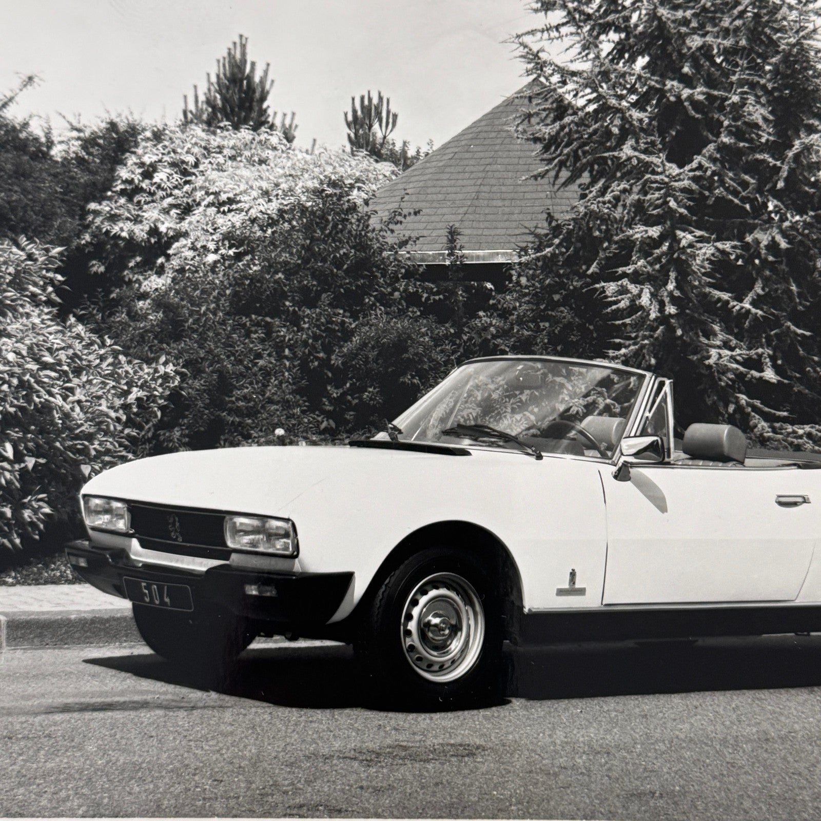 1980 Peugeot 504 Cabriolet Convertible Factory Press Photo Photograph Vintage
