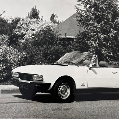 1980 Peugeot 504 Cabriolet Convertible Factory Press Photo Photograph Vintage