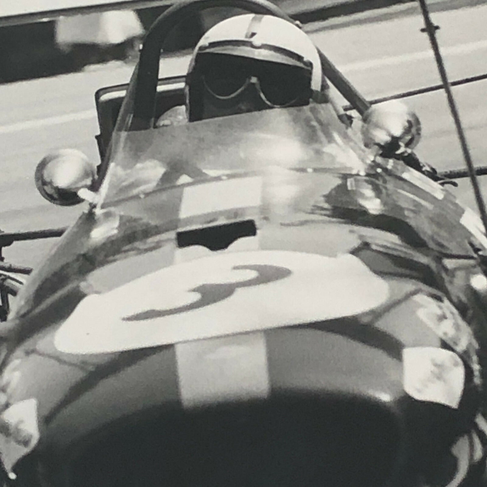 Vintage Racing Photo Photograph Jack Brabham Bernard CAHIER 1969
