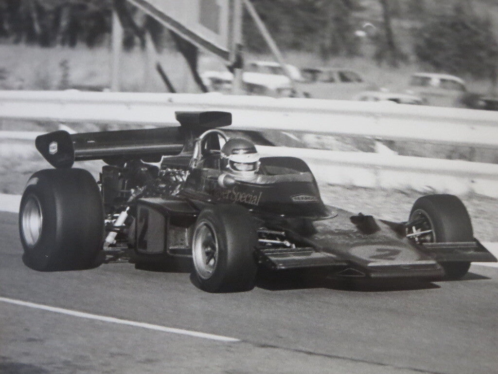 Vintage 1973 South African Grand Prix Racing Photograph Photo - Ronnie Peterson 