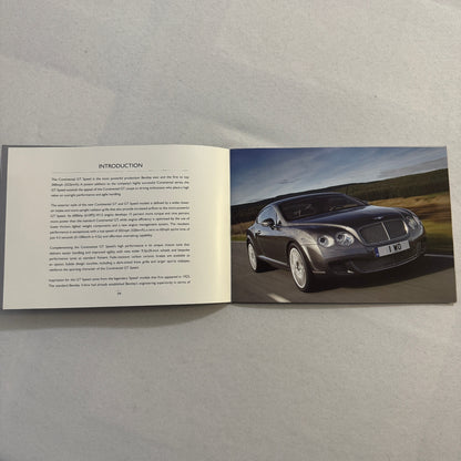 Bentley Contintental GT and GT Speed Press Kit Brochure with CD 2007 2008