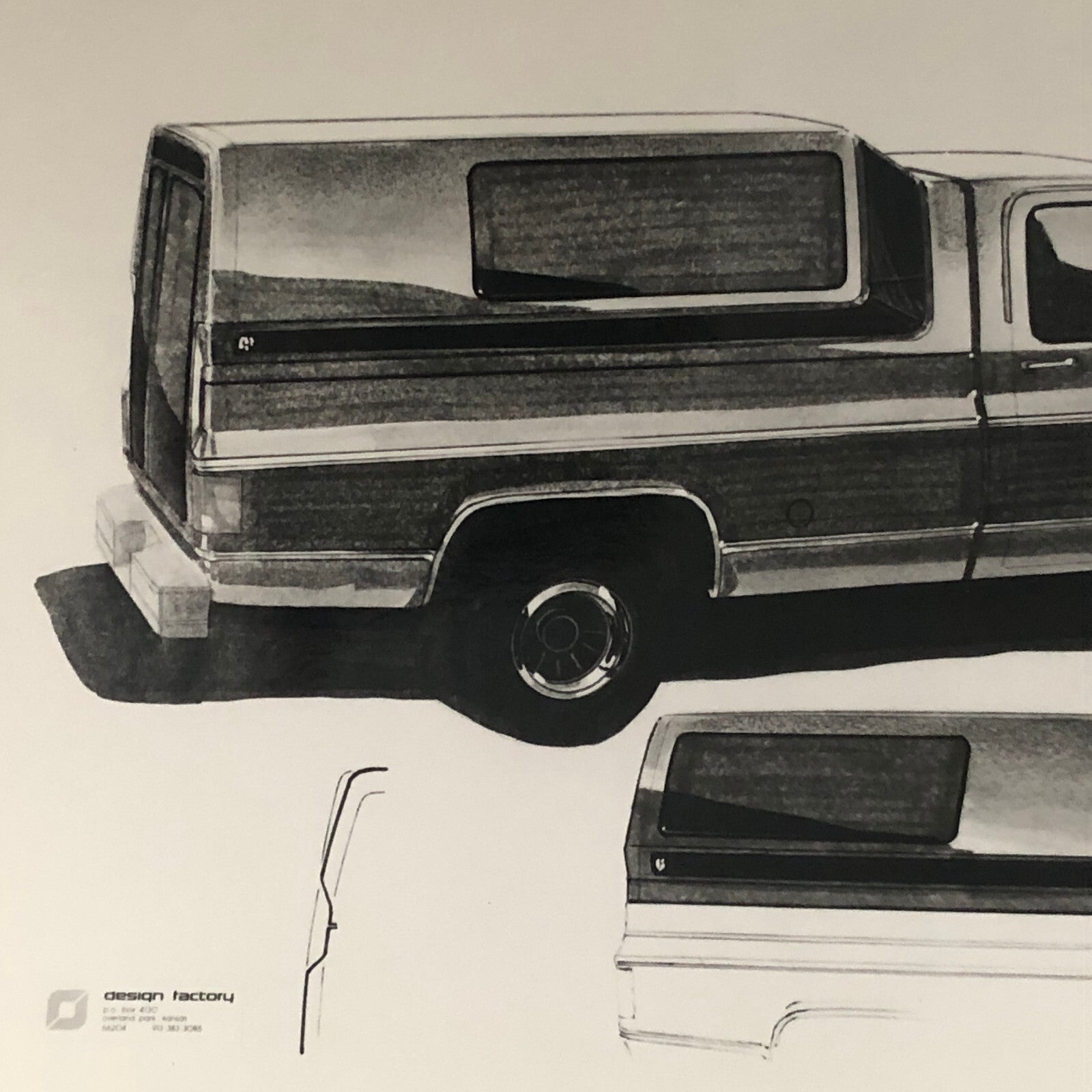 Vintage Car Design Photo Photograph Chevrolet Squarebody Pickup Graphics Package
