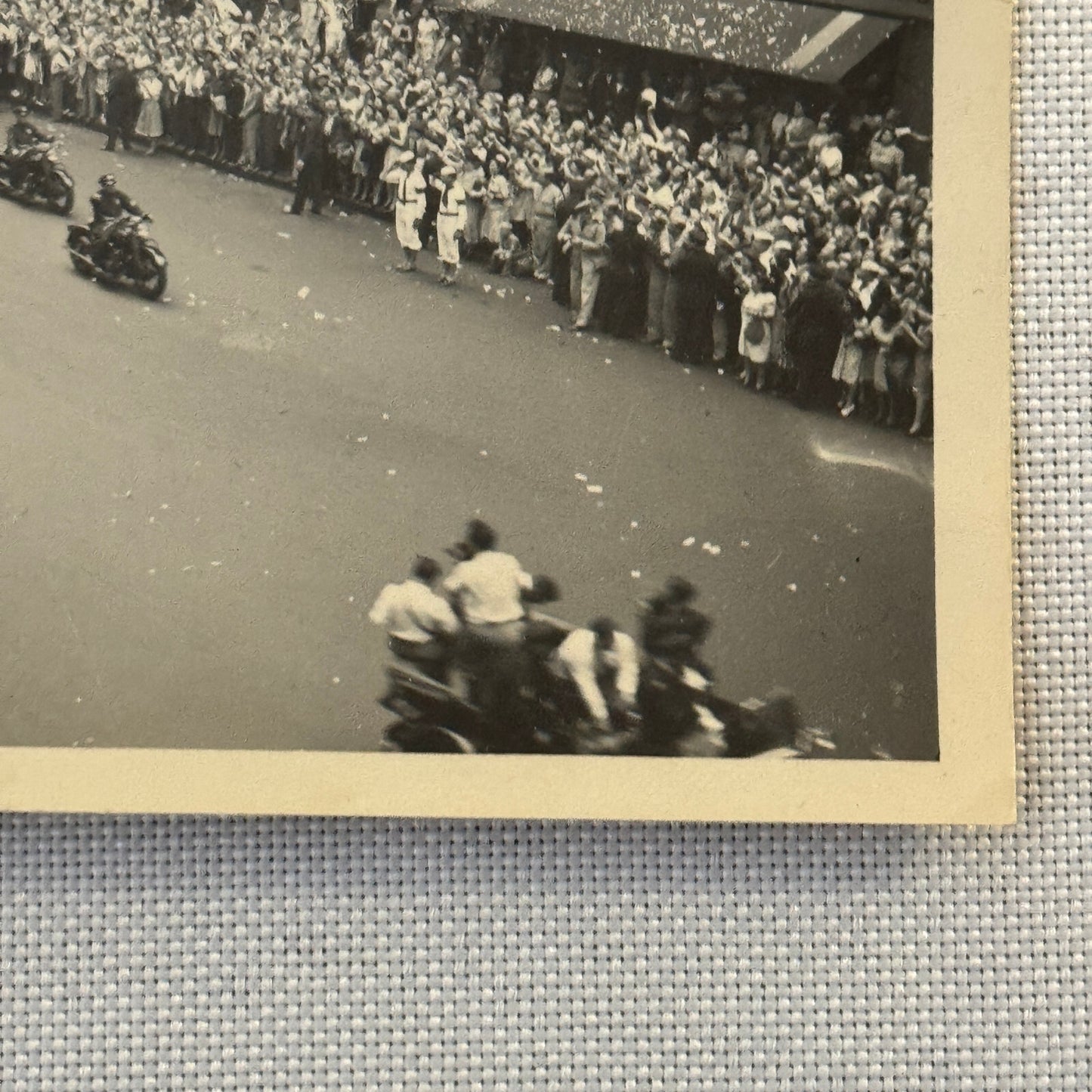 President Dwight D Eisenhower Parade Car Limousine Photo Photograph 1945