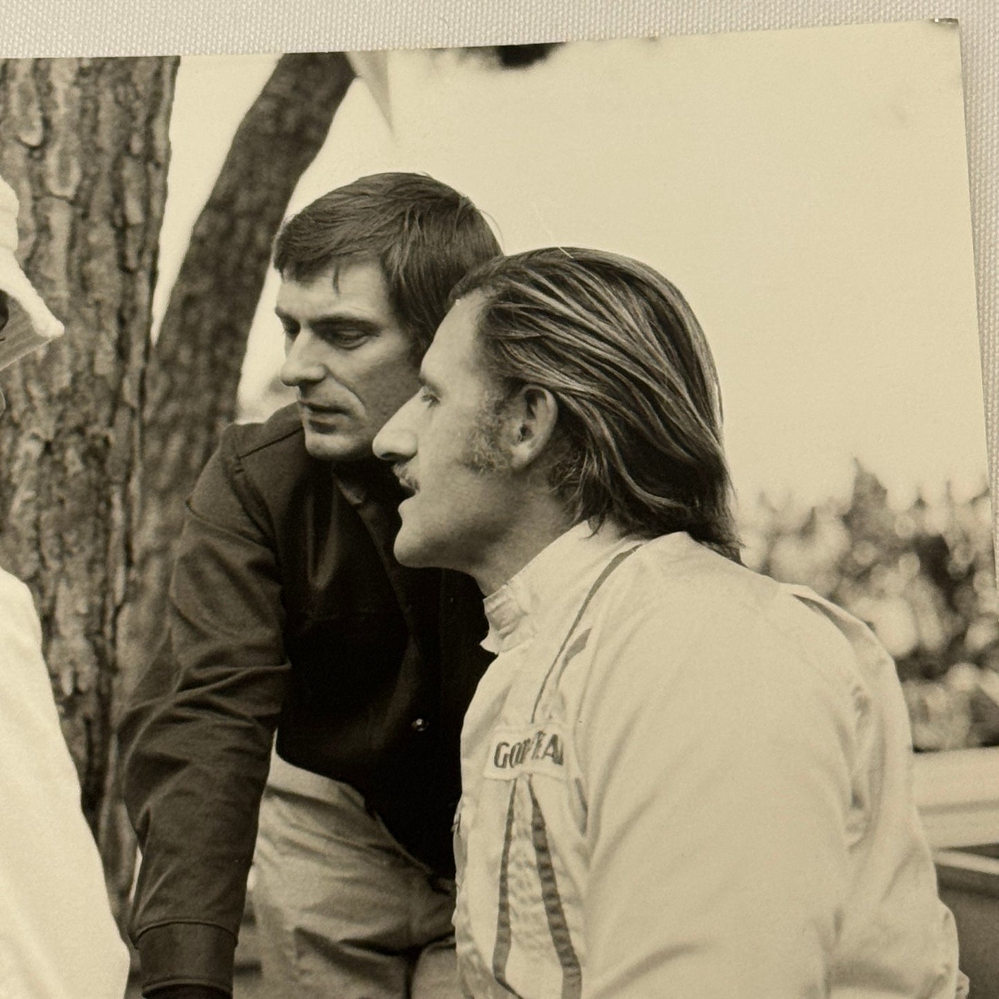 Vintage Racing Photo 1970 Monaco Grand Prix Graham Hill Bernie Ecclestone Rindt