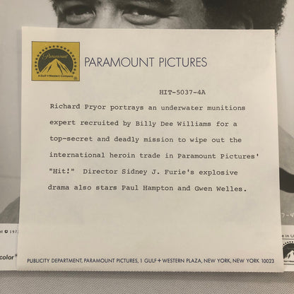 Richard Pryor Comedian Hit Movie Film Press Photo Photograph Paramount Pictures